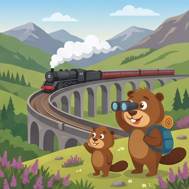 Hopkins travelling with kids in the Scottish Highlands